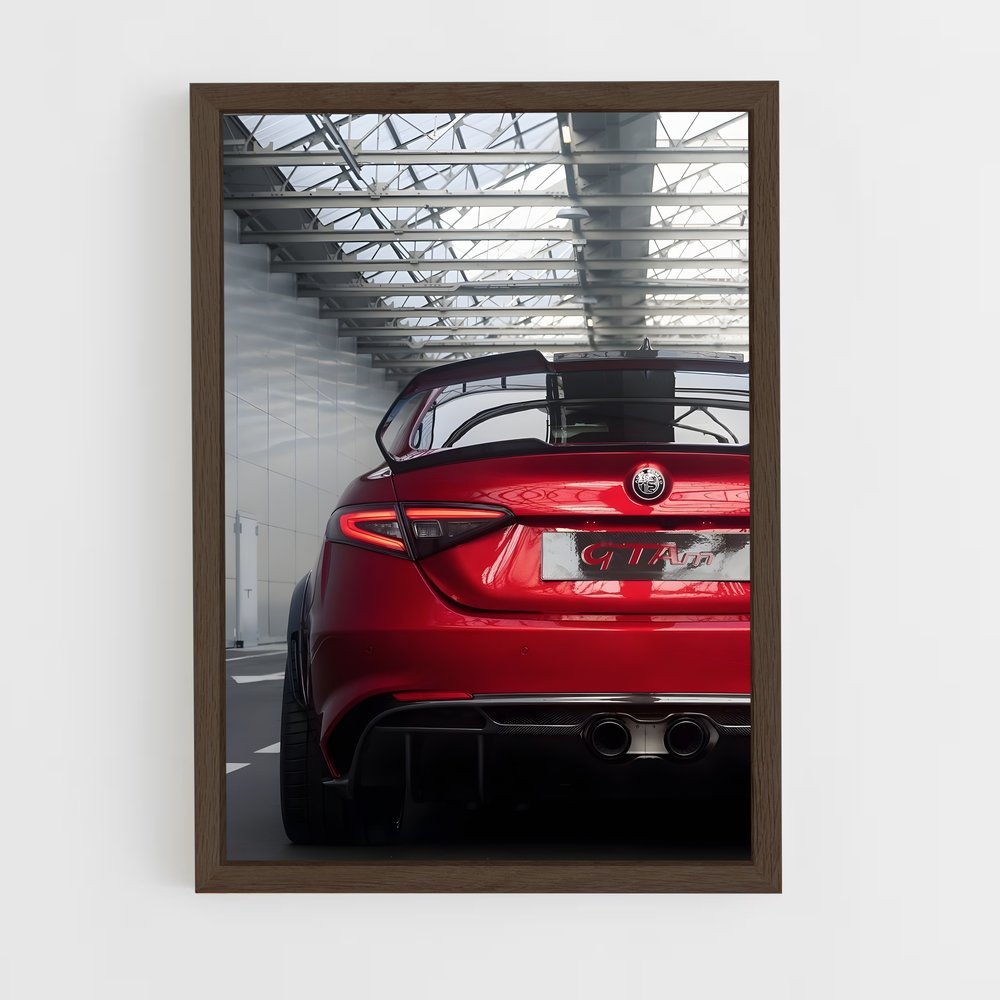 ap-giulia gtam-8 cadre Bois foncé