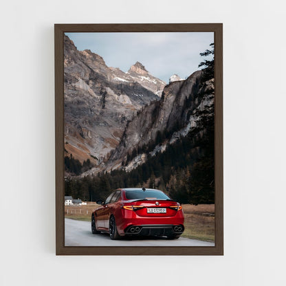 ap-giulia quadrifoglio-3 cadre Bois foncé