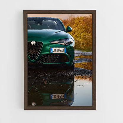 ap-giulia quadrifoglio-5 cadre Bois foncé