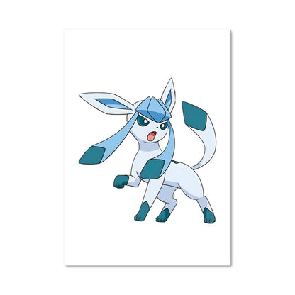 Poster Glaceon Éclatante