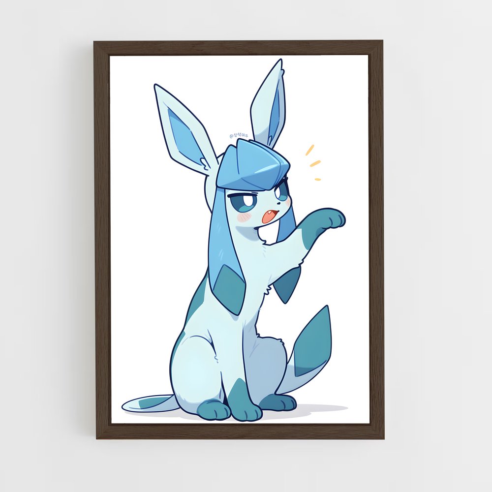 ap-glaceon-6 cadre Bois foncé