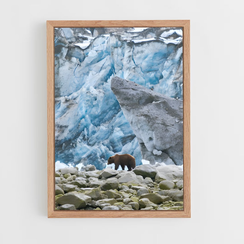 ap-glacier bay-4 cadre Bois clair