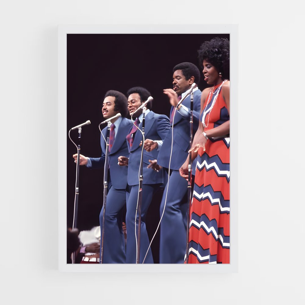 ap-gladys knight and the pips-2 cadre Blanc