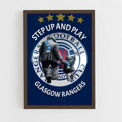 ap-glasgow warriors-3 cadre Bois foncé