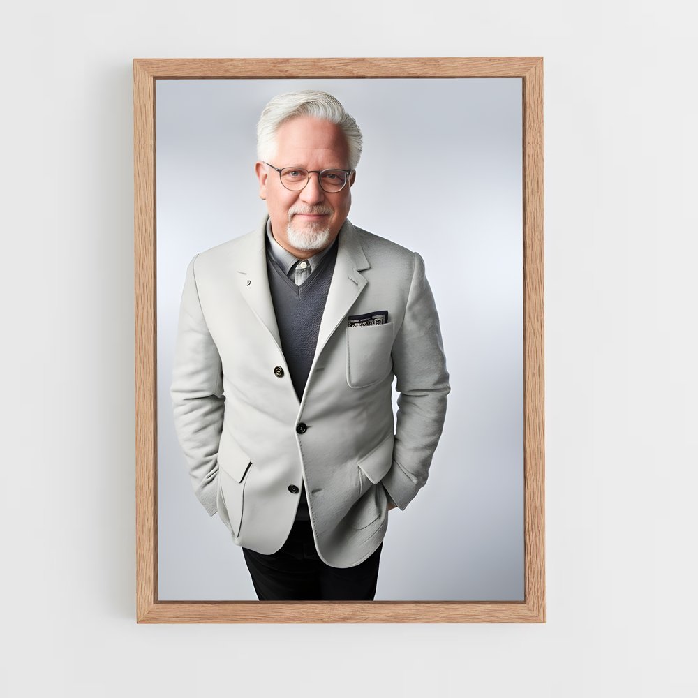 ap-glenn beck-3 cadre Bois clair