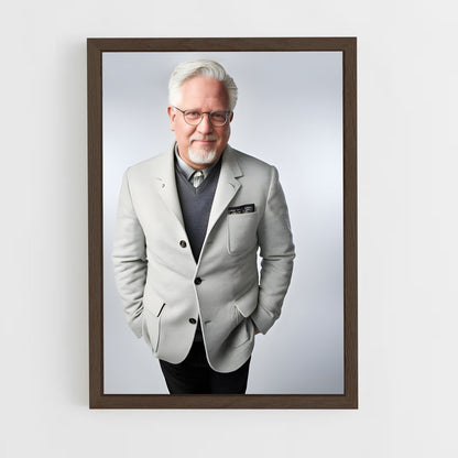 ap-glenn beck-3 cadre Bois foncé