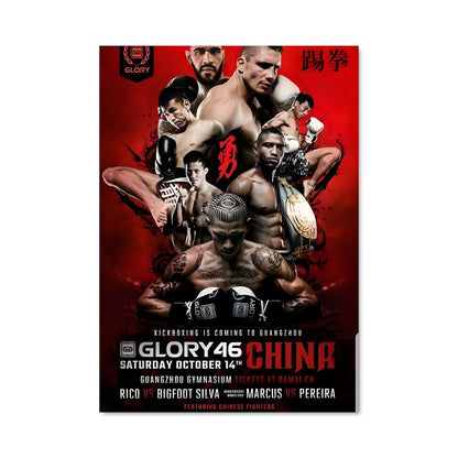 Poster Combat dans le Ring