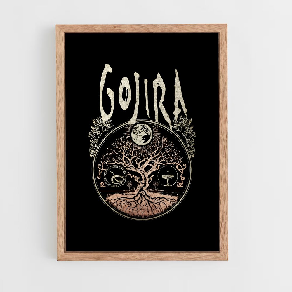 ap-gojira-8 cadre Bois clair