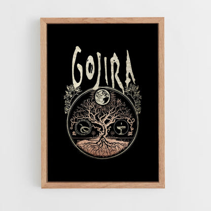 ap-gojira-8 cadre Bois clair
