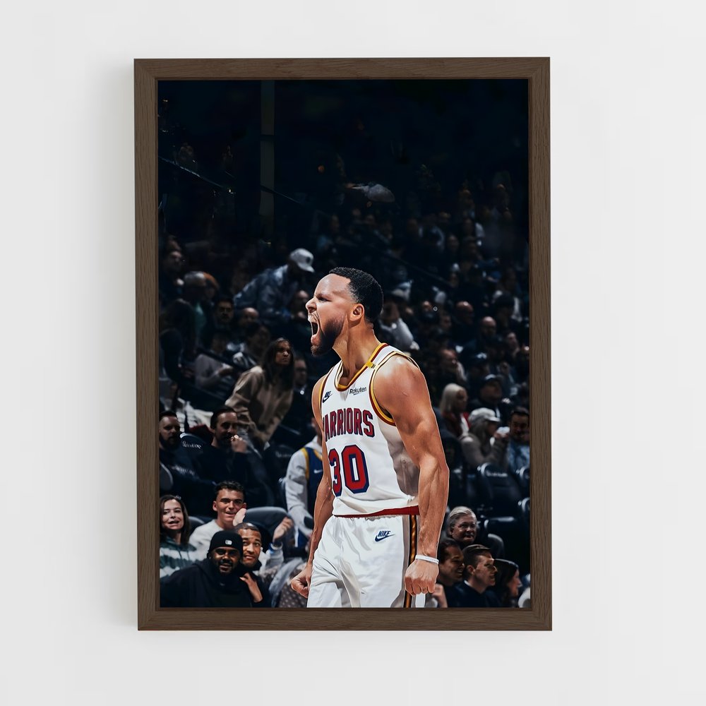 ap-golden state warriors-10 cadre Bois foncé
