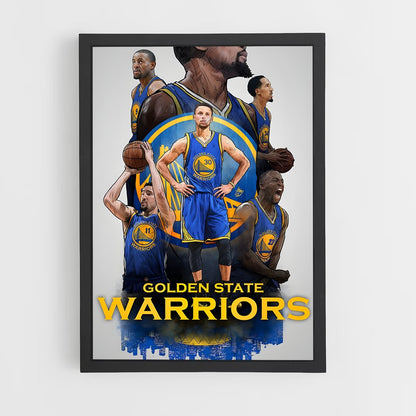 ap-golden state warriors-7 cadre Noir