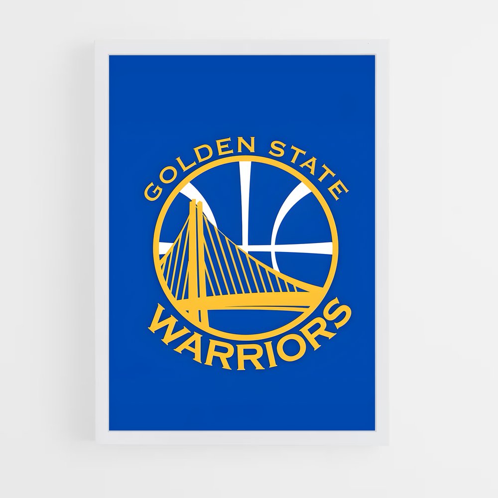 ap-golden state warriors-8 cadre Blanc