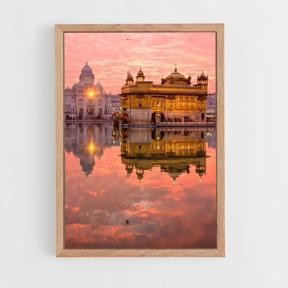 ap-golden temple-7 cadre Bois clair