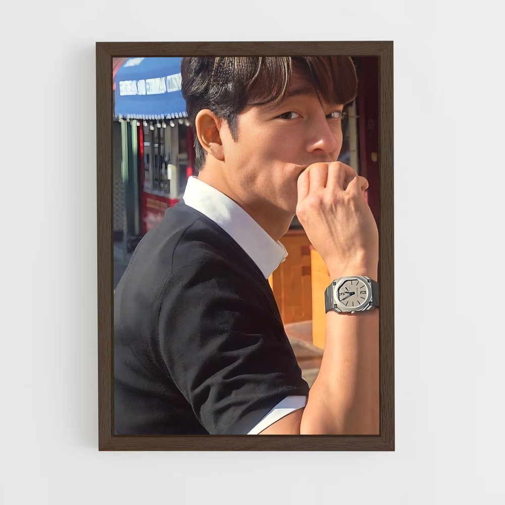 ap-gong yoo-7 cadre Bois foncé