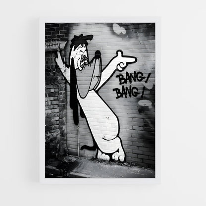 ap-graffiti art-10 cadre Blanc