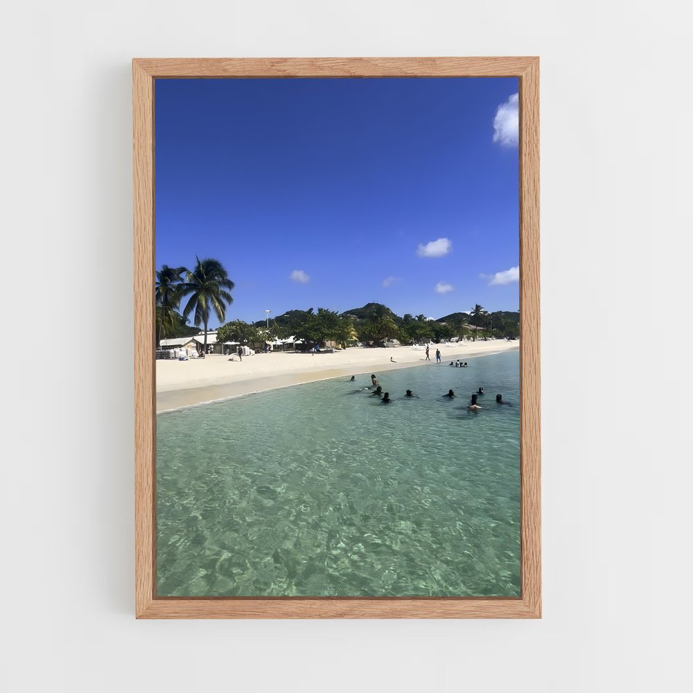 ap-grand anse beach-1 cadre Bois clair