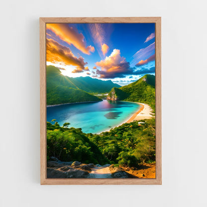 ap-grand anse beach-3 cadre Bois clair