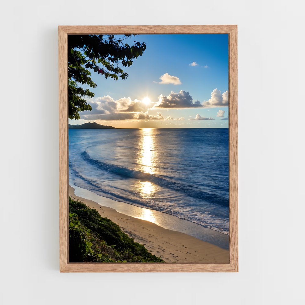 ap-grand anse beach-4 cadre Bois clair
