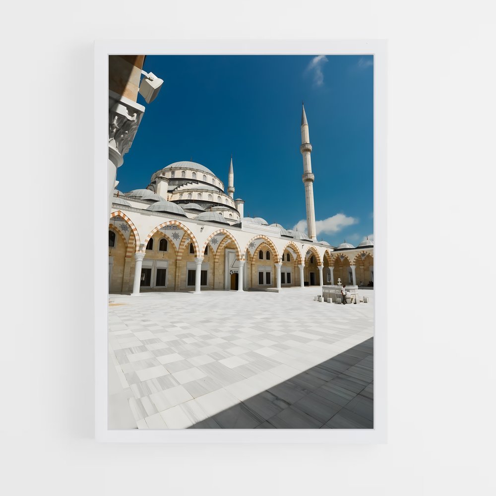 ap-grand mosque niamey-2 cadre Blanc