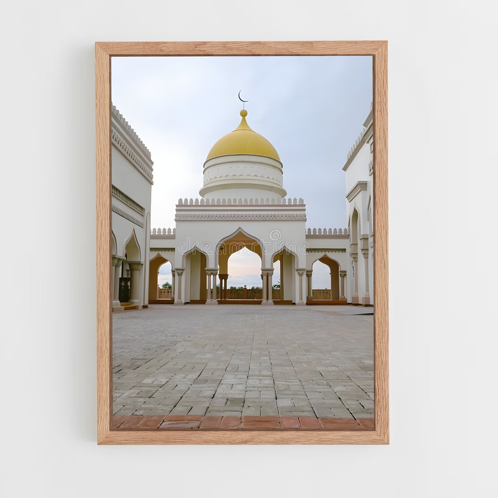 ap-grand mosque niamey-4 cadre Bois clair
