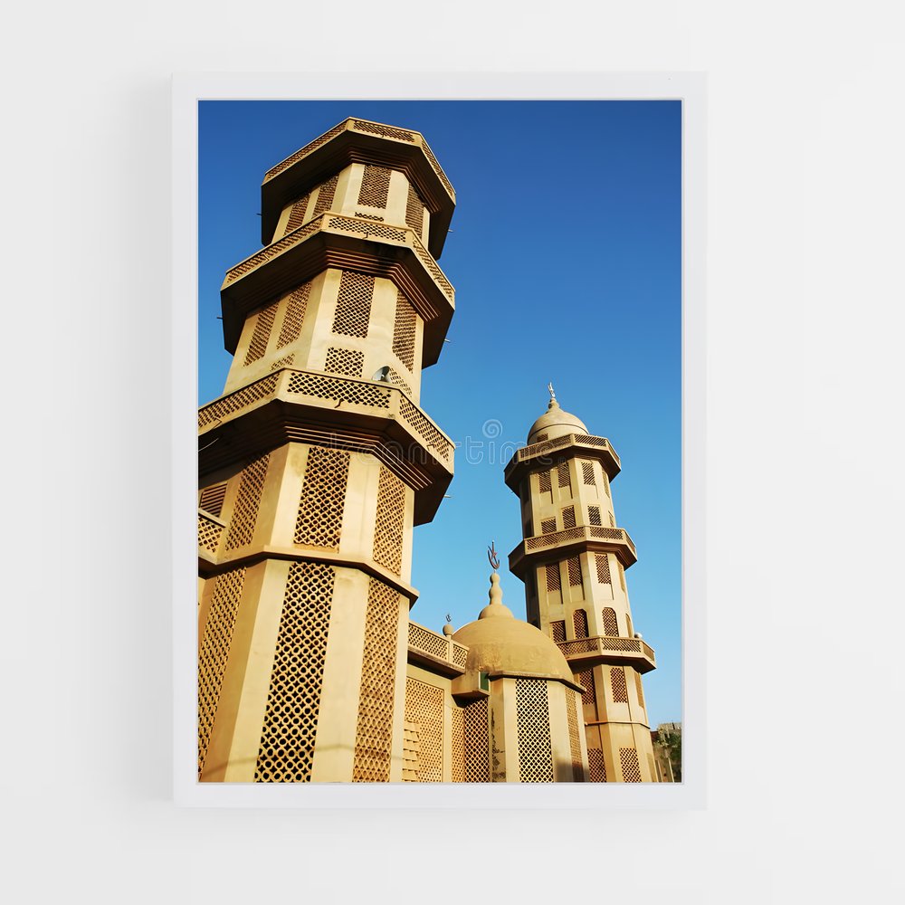 ap-grand mosque ouagadougou-2 cadre Blanc