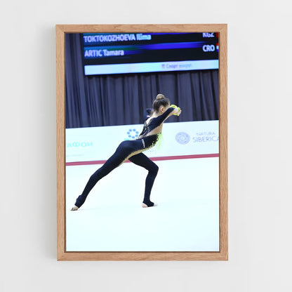 ap-grand prix series gymnastics-4 cadre Bois clair