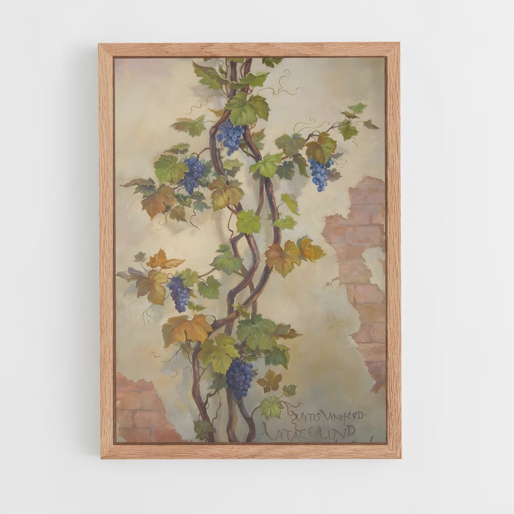 ap-grape vine-5 cadre Bois clair
