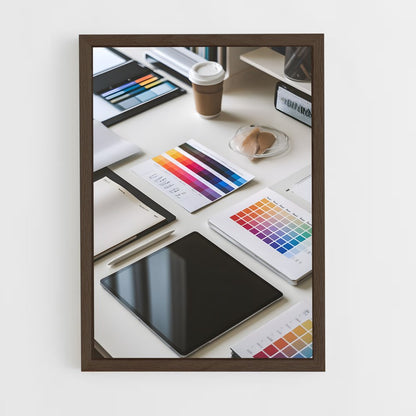 ap-graphic designer-3 cadre Bois foncé