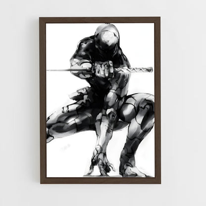 ap-gray fox-1 cadre Bois foncé