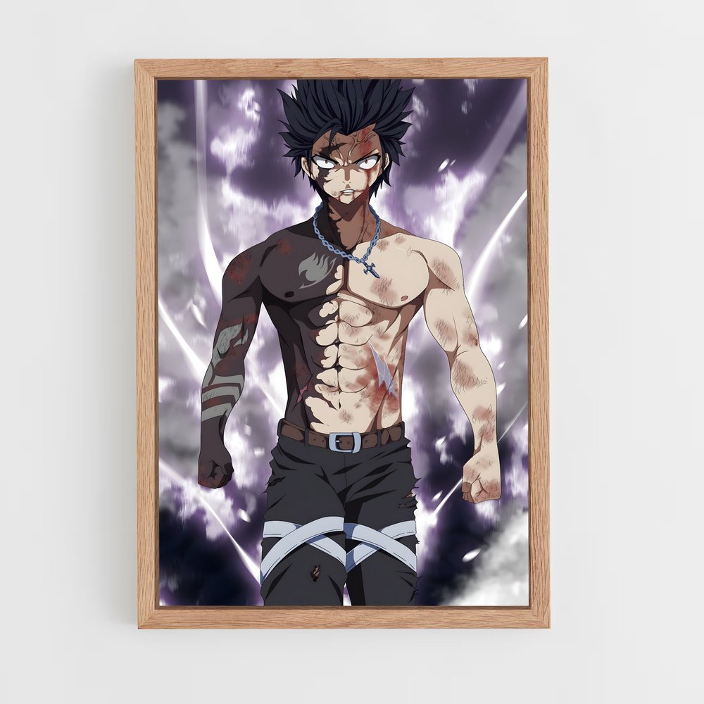 ap-gray fullbuster-10 cadre Bois clair
