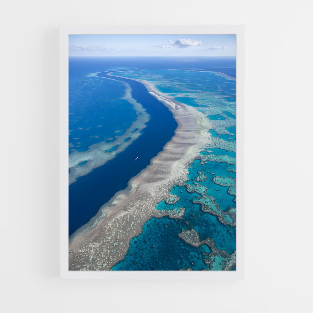 ap-great barrier reef-25 cadre Blanc