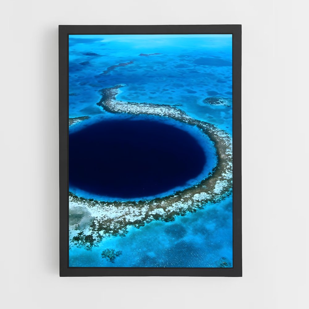 ap-great blue hole-1 cadre Noir