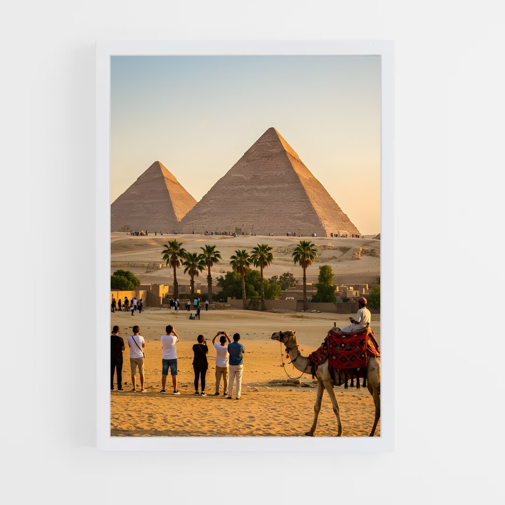 ap-great pyramid of giza-10 cadre Blanc