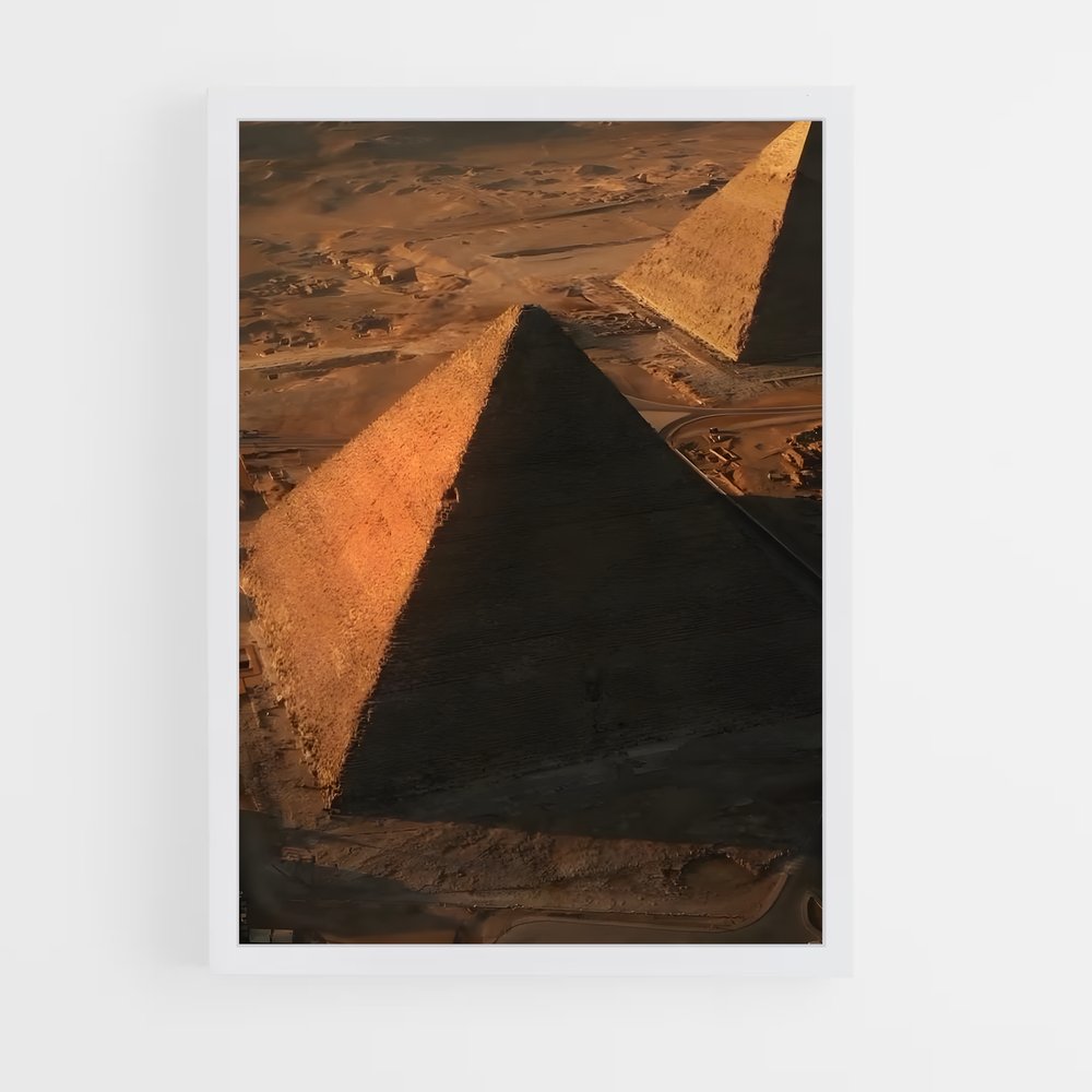 ap-great pyramid of giza-6 cadre Blanc