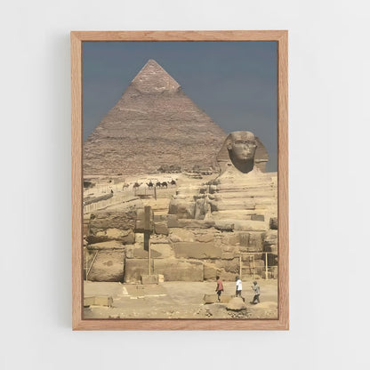 ap-great pyramid of giza-8 cadre Bois clair