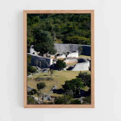 ap-great zimbabwe ruins-1 cadre Bois clair