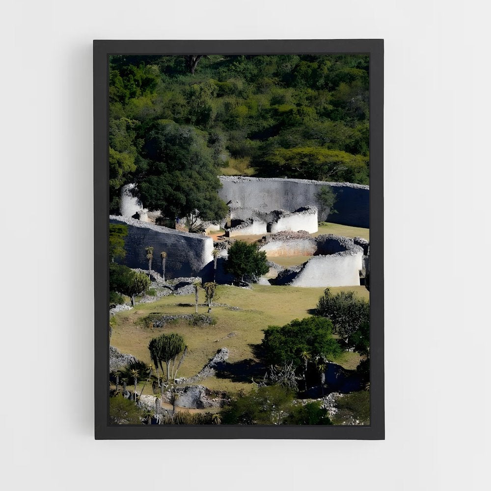 ap-great zimbabwe ruins-1 cadre Noir