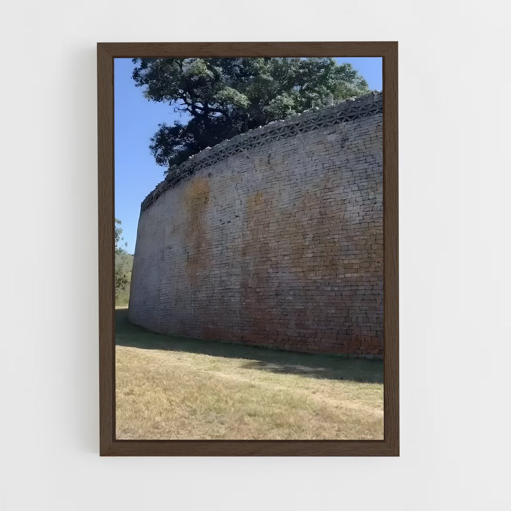 ap-great zimbabwe ruins-3 cadre Bois foncé