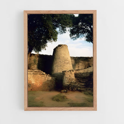 ap-great zimbabwe ruins-4 cadre Bois clair