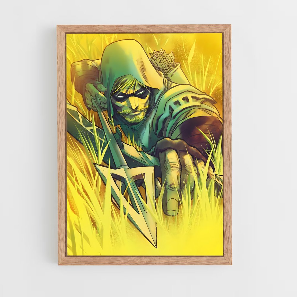 ap-green arrow-4 cadre Bois clair