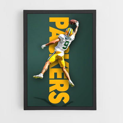 ap-green bay packers-2 cadre Noir