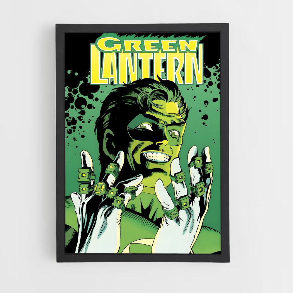 ap-green lantern-12 cadre Noir