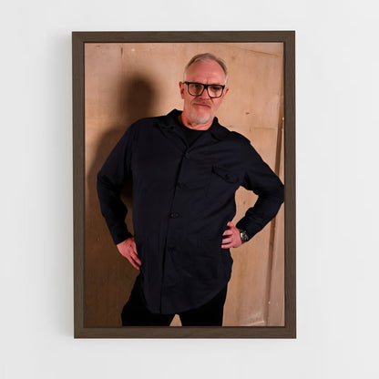 ap-greg davies-3 cadre Bois foncé