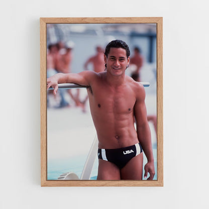 ap-greg louganis-4 cadre Bois clair