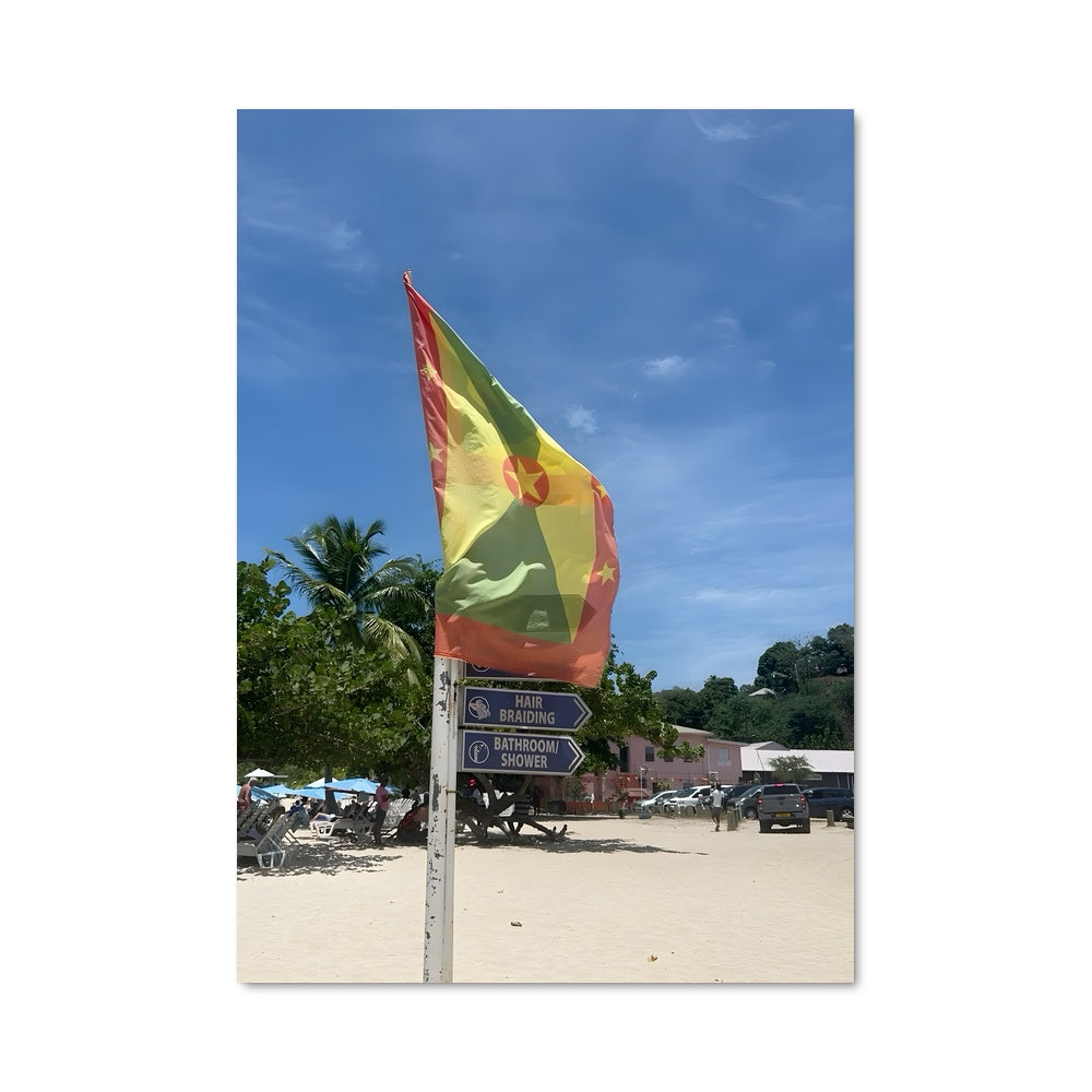 Poster Drapeau de Grenade