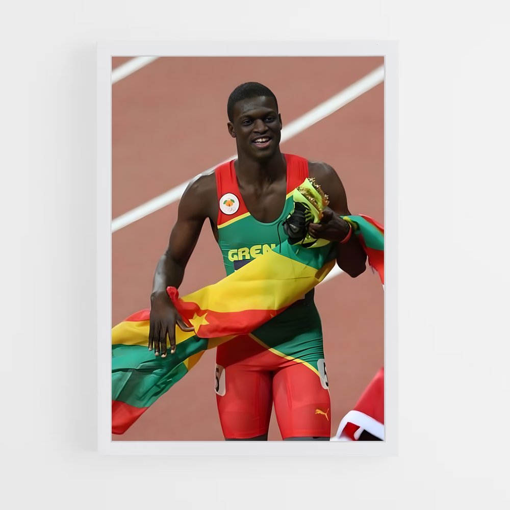 ap-grenada national football team-1 cadre Blanc