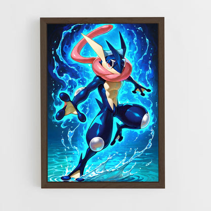 ap-greninja-3 cadre Bois foncé