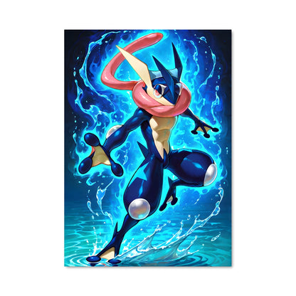 Poster Flammes de Greninja