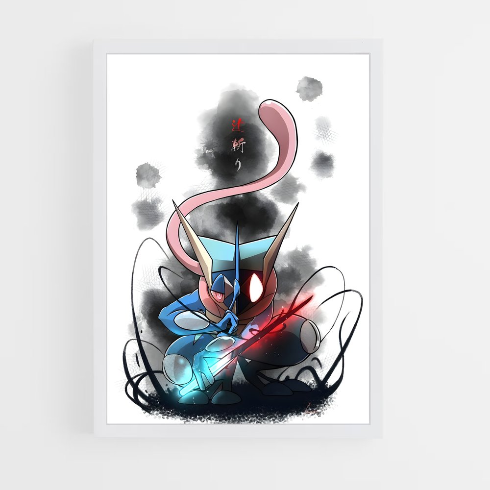 ap-greninja-5 cadre Blanc