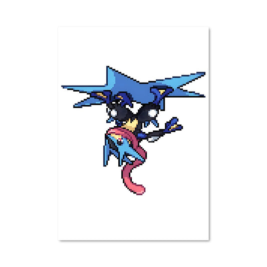Poster Pixel Greninja